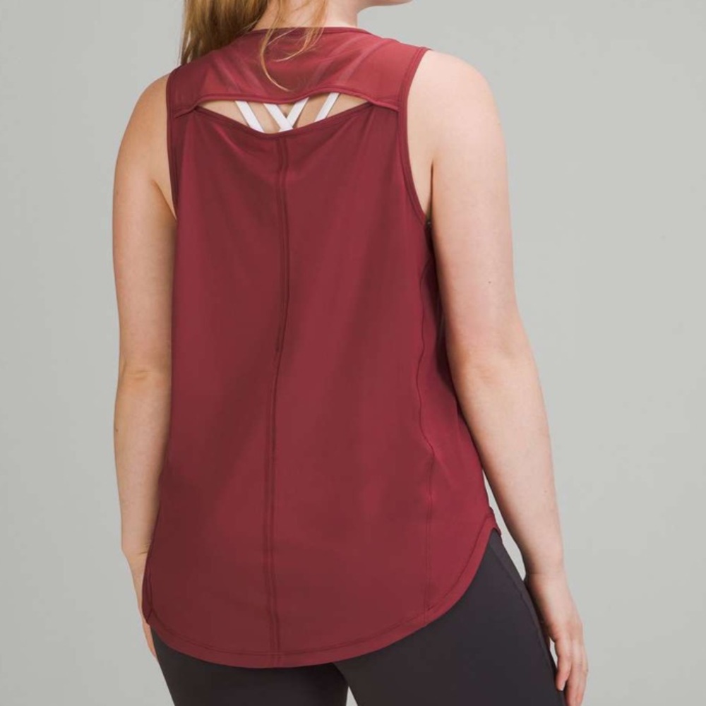 Lululemon Sculpt Tank Top Mulled Wine size 4
